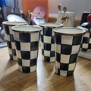 Set a four mckenzie child cups 10 oz.. Never used, just  displayed.